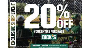 20% off at DICK'S